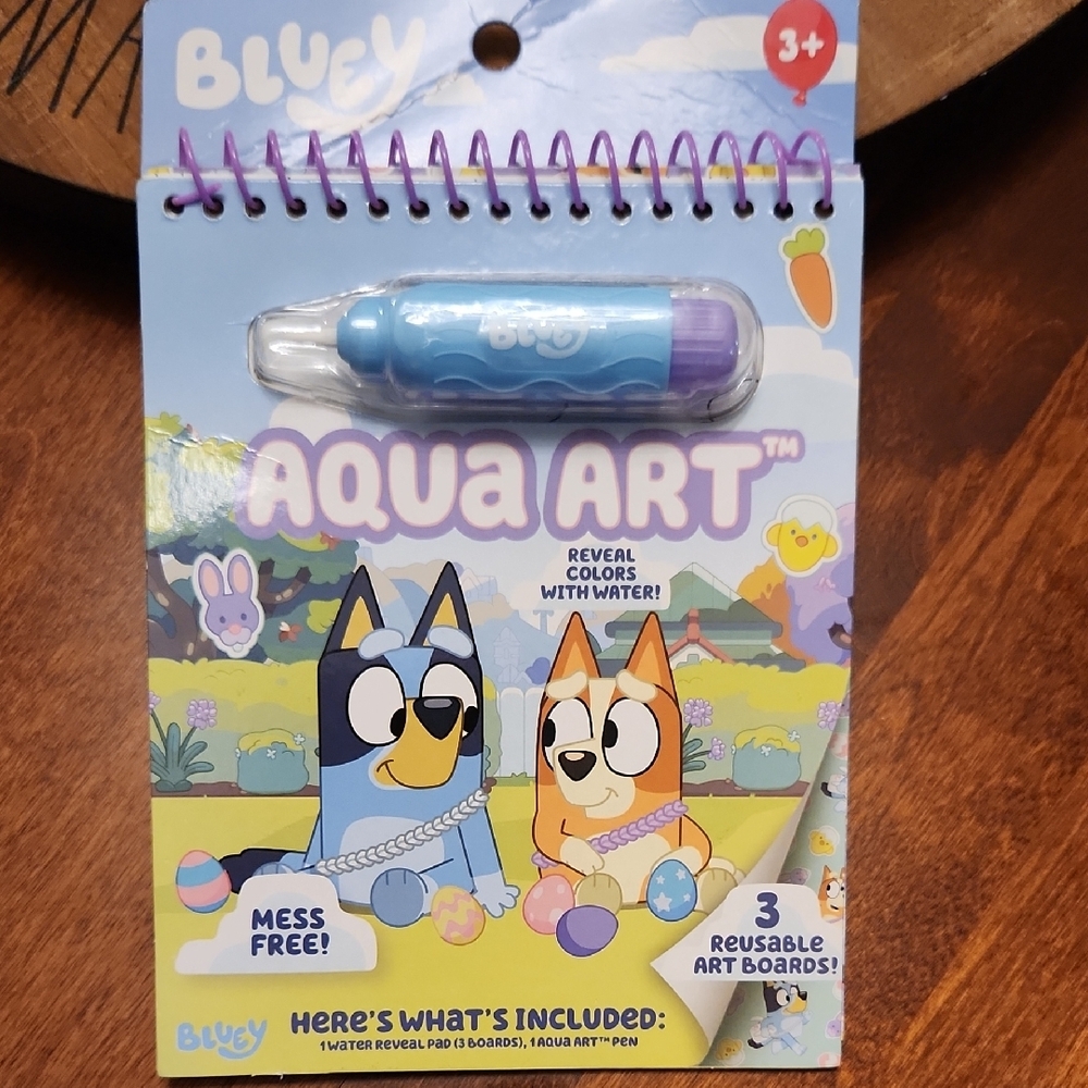 Bluey Aqua Art Set